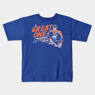 Wayne Gretzky The Great One Kids T-Shirt